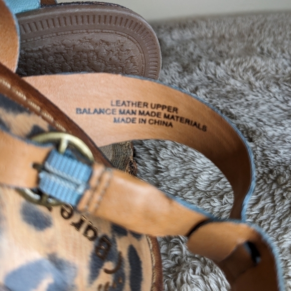 Baretraps Teal Ivania Leather Sandals Size 9.5 M - Picture 6 of 11